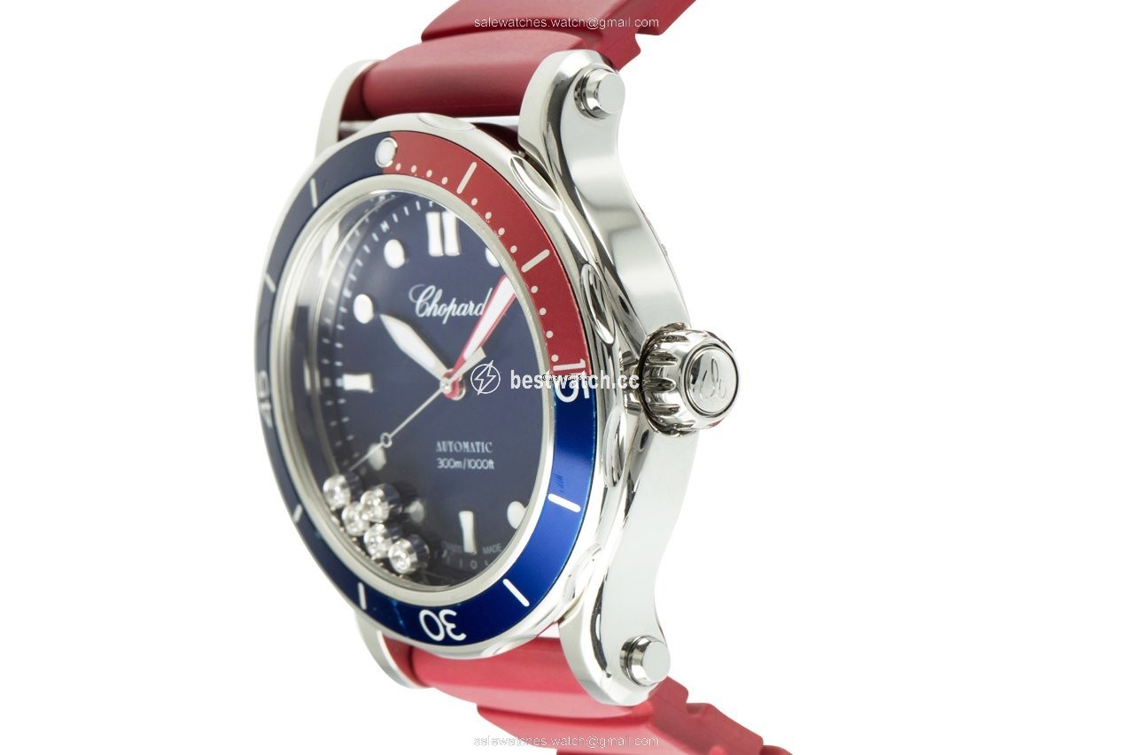 IMG_9086 Chopard Happy Diamonds Womens watch Automatic Steel 278587-3002 3