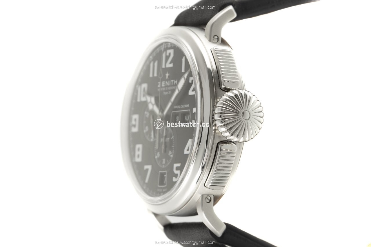 IMG_9086 Zenith Pilot Type 20 Annual Calendar Mens watch Unisex Automatic Steel 03.2430.4054 21.C721 3