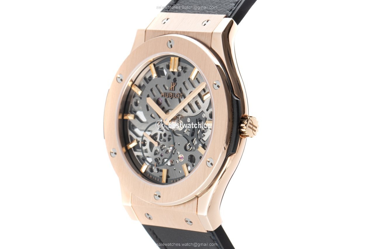 IMG_9086 Hublot Classic Fusion Ultra-Thin Mens watch Unisex Manual winding Yellow gold 515.OX.0180.LR 3