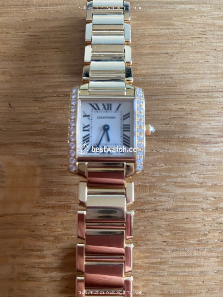 Cartier Tank Francaise Womens watch Quartz Yellow gold WJTA0024 3