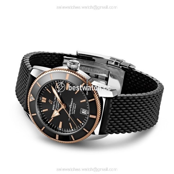 IMG_9086 Breitling Superocean Heritage 42 Mens watch Unisex Automatic Gold Steel UB2010121 B1S1 3