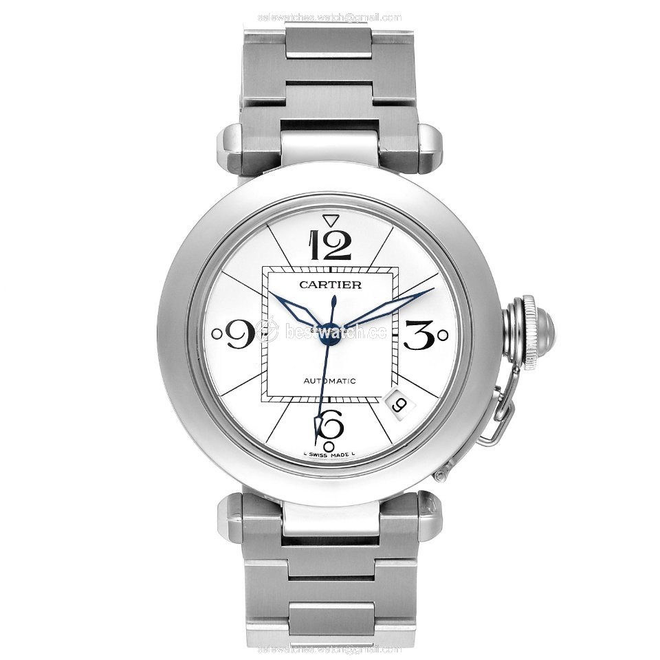 IMG_9086 Cartier Pasha C Mens watch Unisex Automatic Steel W31074M7 3