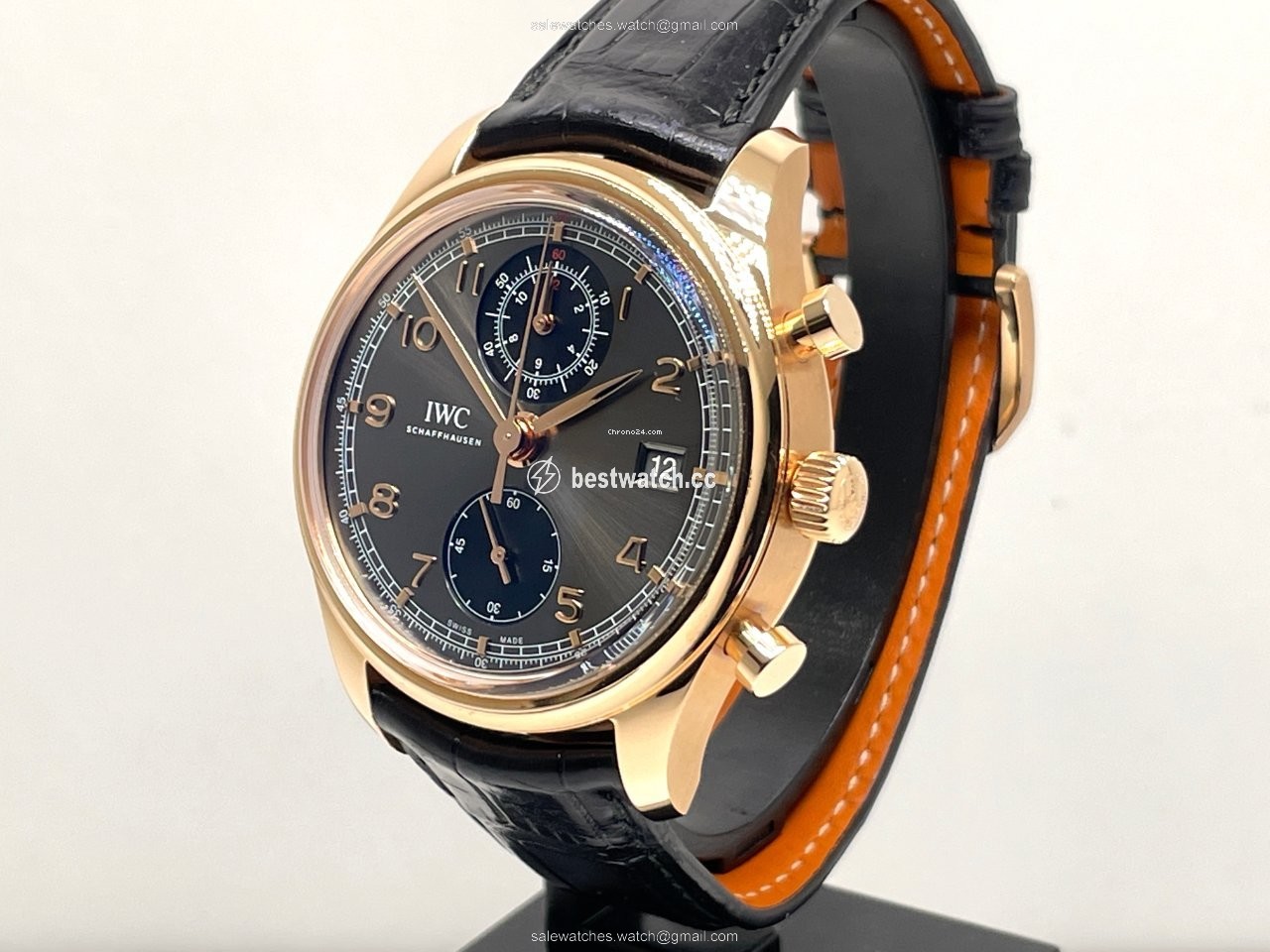 IWC Portuguese Chronograph Automatic Rose gold IW390405 3