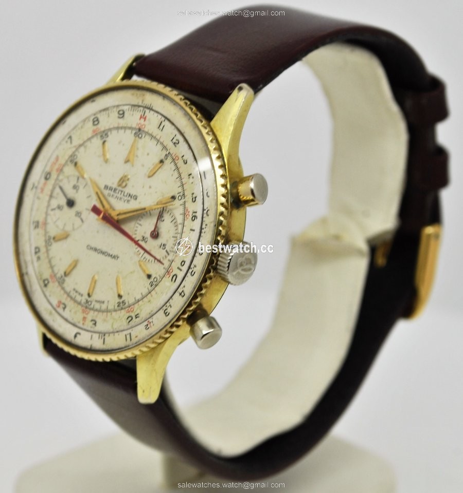IMG_9086 Breitling Chronomat Mens watch Unisex Manual winding Gold Steel 808 3