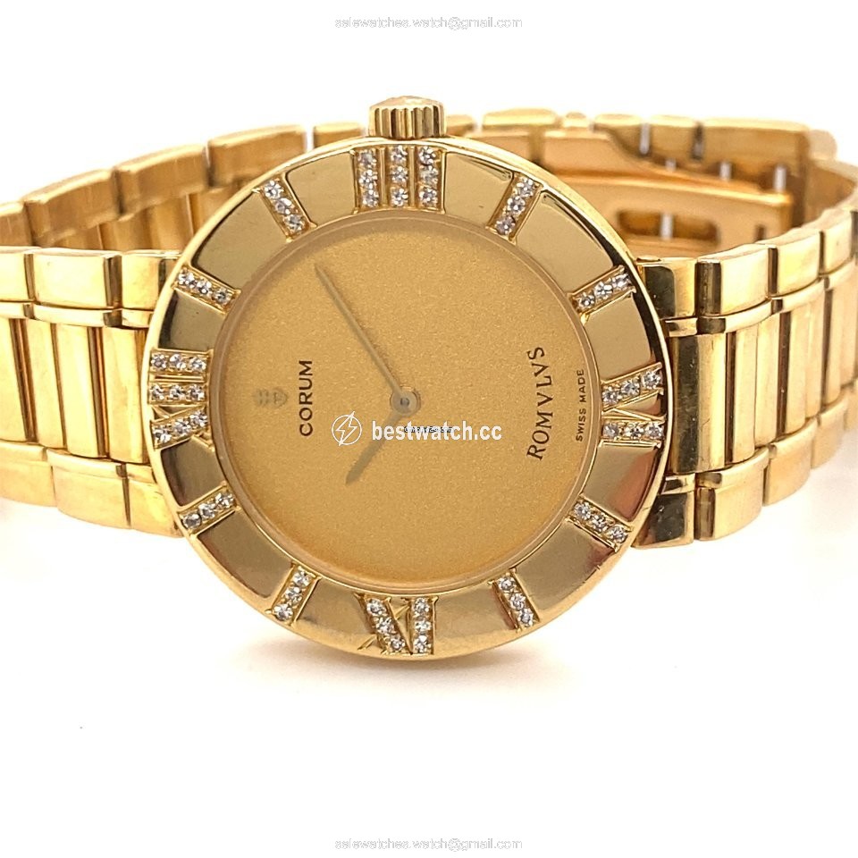 IMG_9086 Corum Romvlvs Womens watch Quartz Yellow gold 5080356 3
