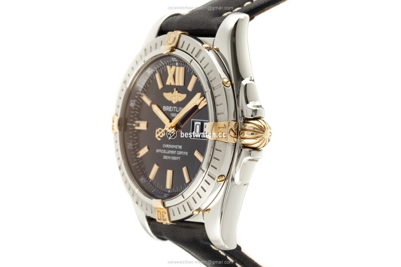 Breitling Galactic 41 Mens watch Unisex Automatic Gold Steel B49350 3
