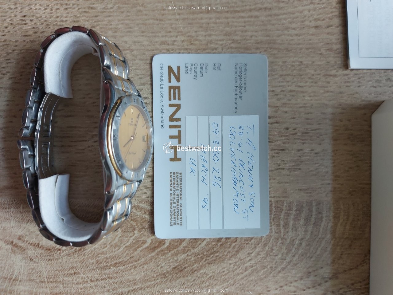 Zenith Port Royal Mens watch Unisex Quartz 59.3150.226 3