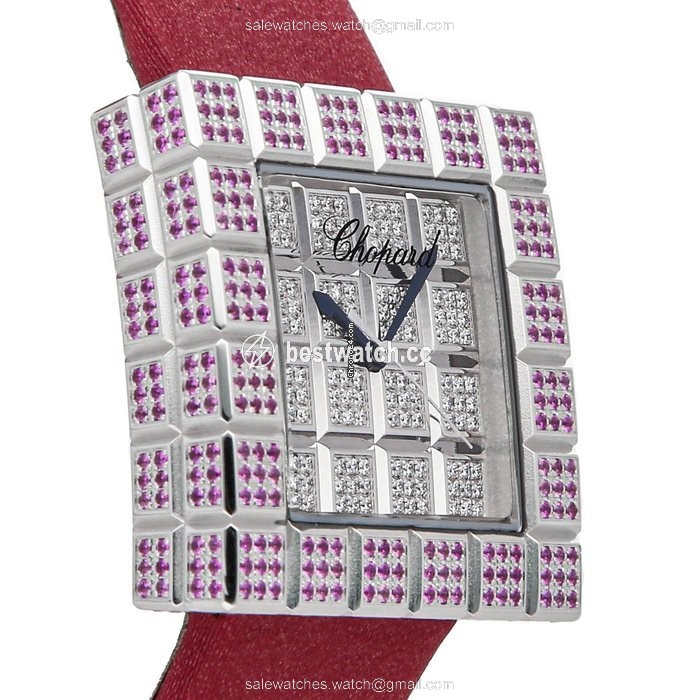 Chopard Ice Cube Womens watch Quartz White gold 13 6858 8-42 3