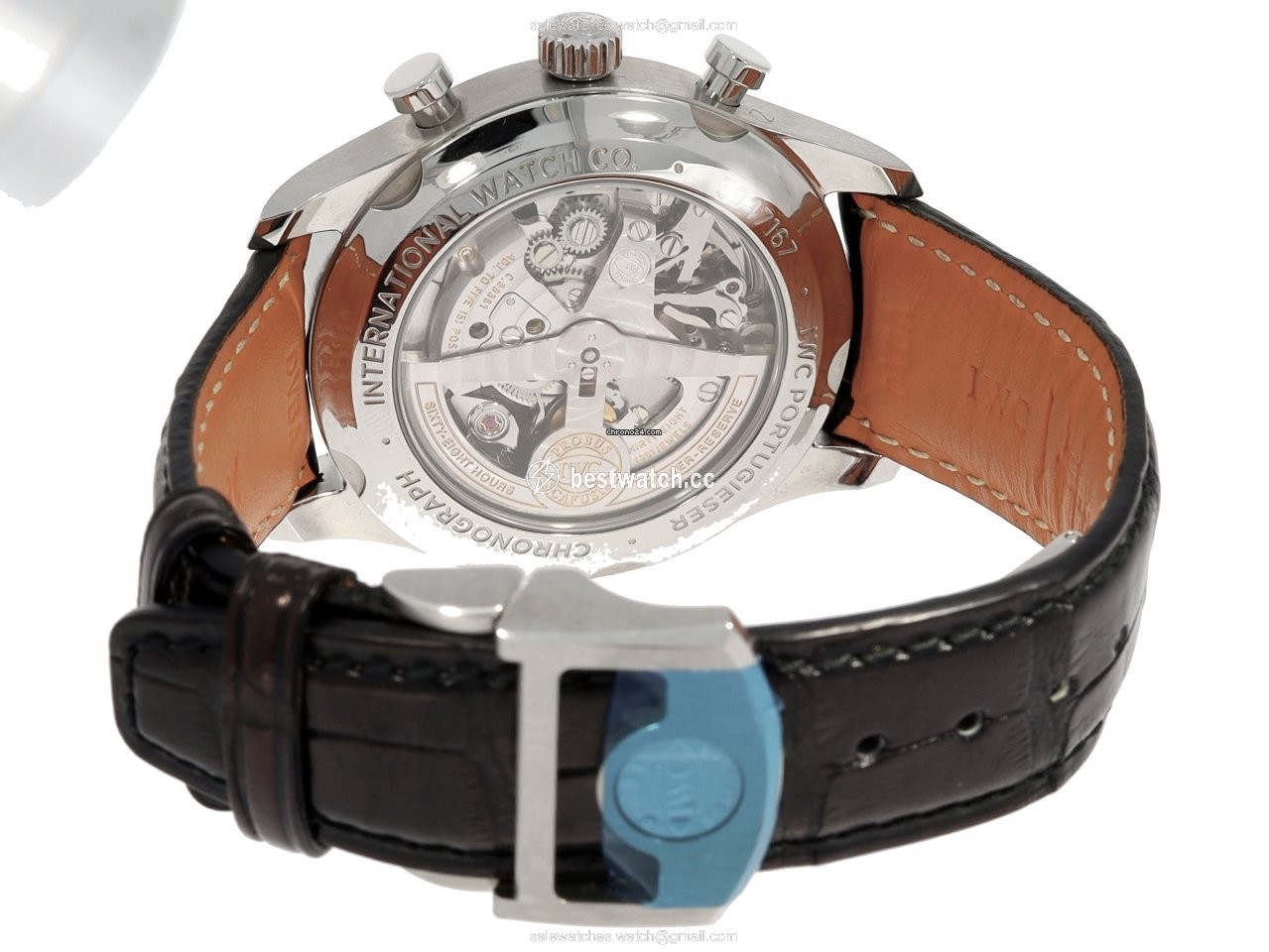IMG_9086 IWC Portuguese Chronograph Mens watch Unisex Automatic Steel IW390404 3