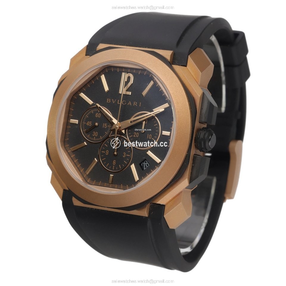 IMG_9086 Bulgari Octo Mens watch Unisex Automatic Rose gold BGOP41BGLD 3