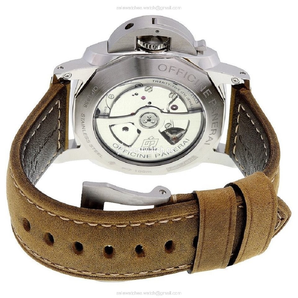 IMG_9086 Panerai Luminor 1950 10 Days GMT Mens watch Unisex Automatic Steel PAM00533 3