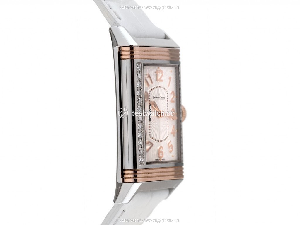 IMG_9086 Jaeger-LeCoultre Grande Reverso Lady Ultra Thin Mens watch Unisex Manual winding Gold Steel Q3224420 3
