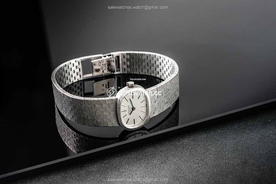 IMG_9086 Patek Philippe Golden Ellipse Womens watch Manual winding White gold 3373 1 3