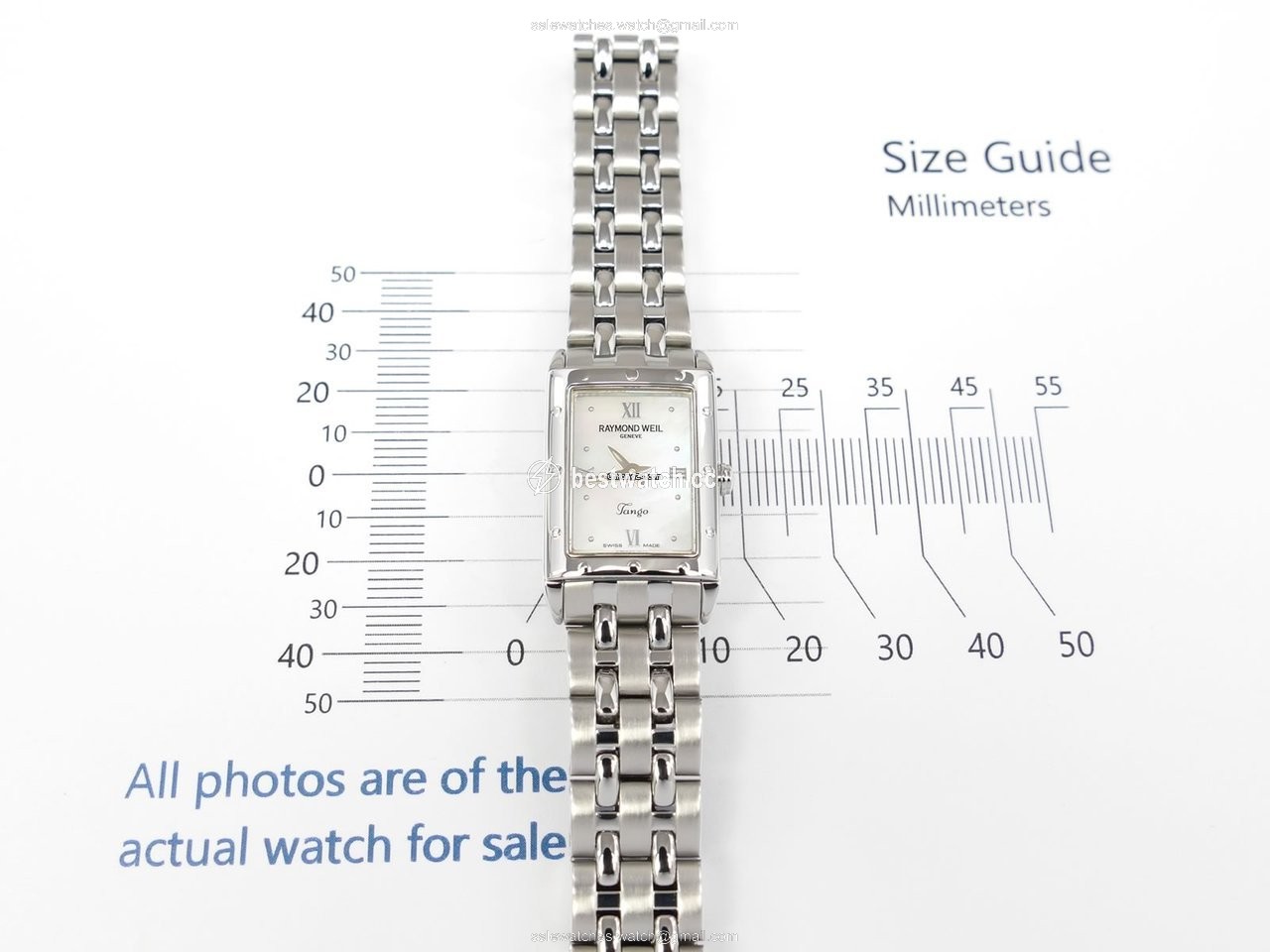 IMG_9086 Raymond Weil Tango Womens watch Quartz Steel 5971-ST-00915 3