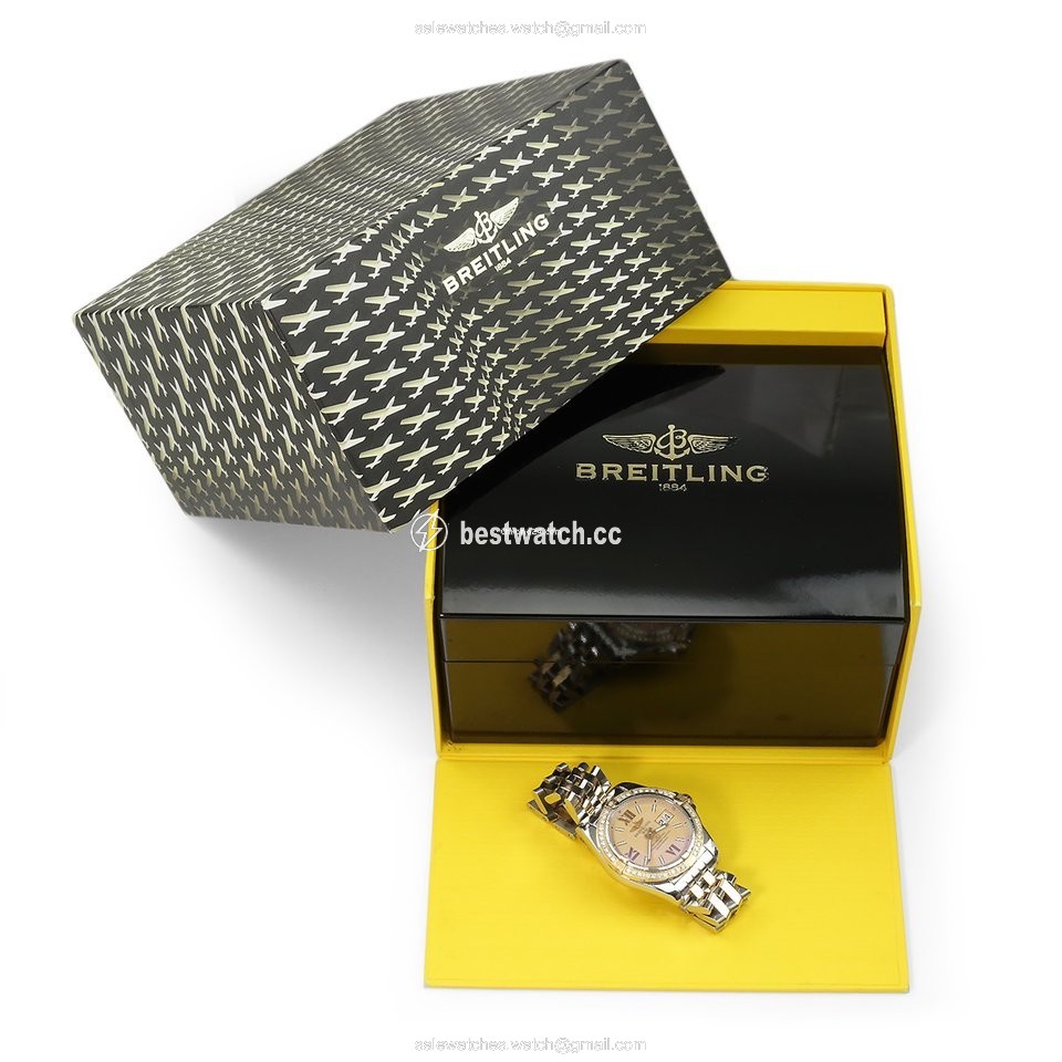 Breitling Galactic 41 Mens watch Unisex Automatic Gold Steel C49350 3