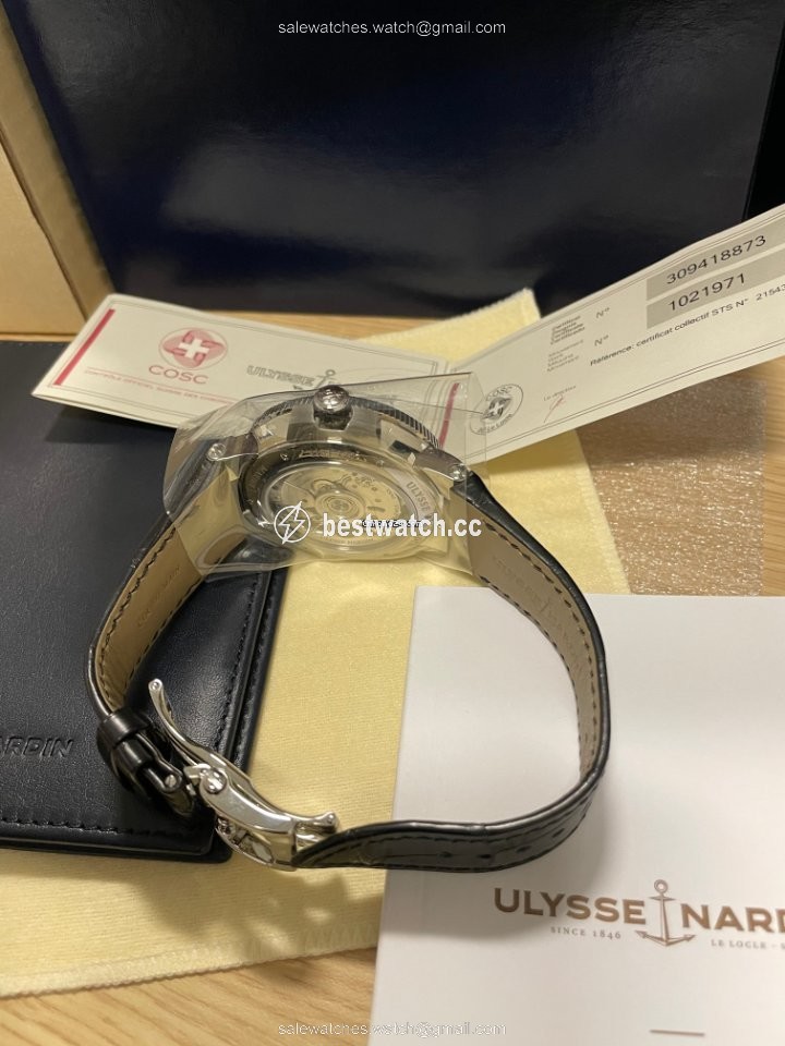 IMG_9086 Ulysse Nardin Marine Mens watch Unisex Automatic Steel 183-122-3-42 3