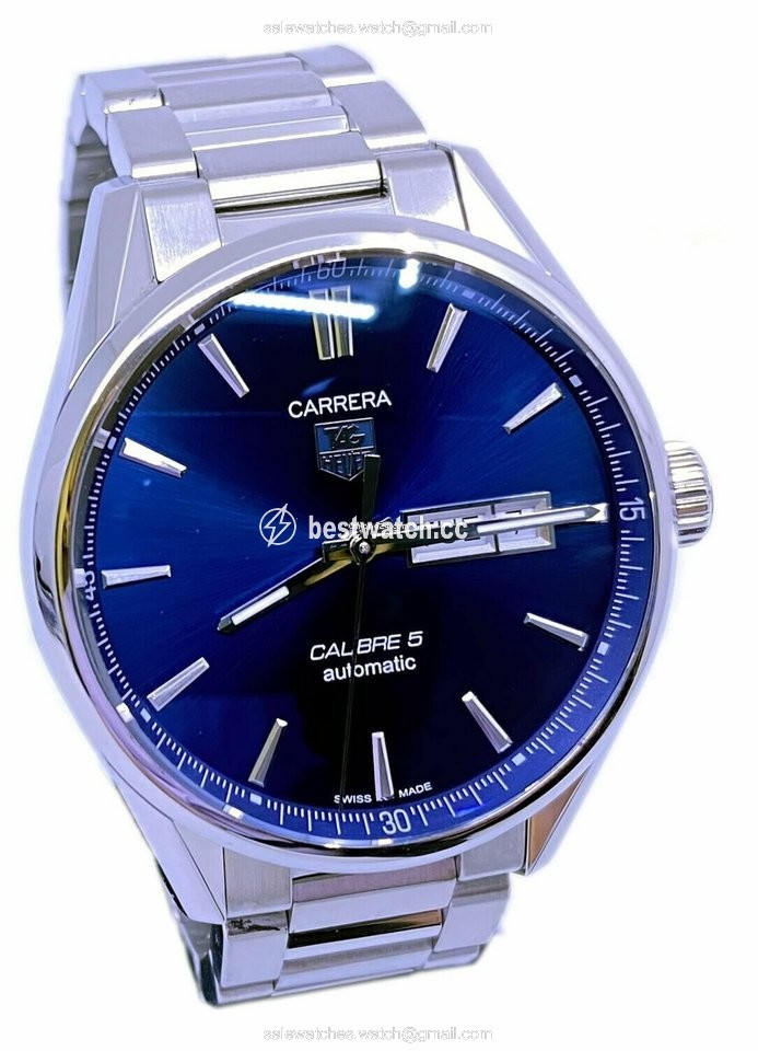 IMG_9086 TAG Heuer Carrera Calibre 5 Mens watch Unisex Automatic Steel WAR201E 3