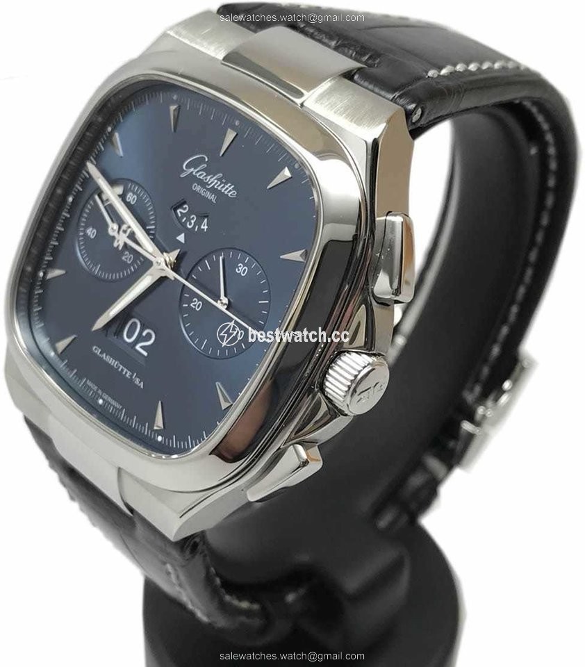 IMG_9086 Glashutte Original Seventies Chronograph Panorama Date Mens watch Unisex Automatic Steel 1-37-02-03-02-30 3