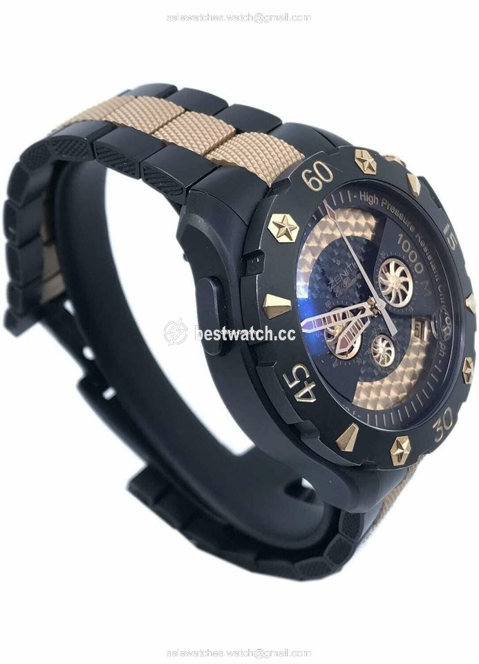 IMG_9086 Zenith Defy Mens watch Unisex Automatic Gold Steel 96-0528-4000-21-M528 3
