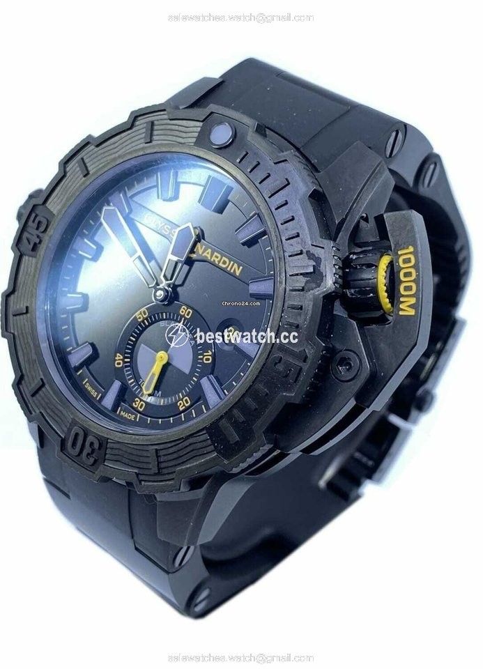 IMG_9086 Ulysse Nardin Mens watch Unisex Automatic Titanium 3203-500LE-3 BLACK-OMW 3