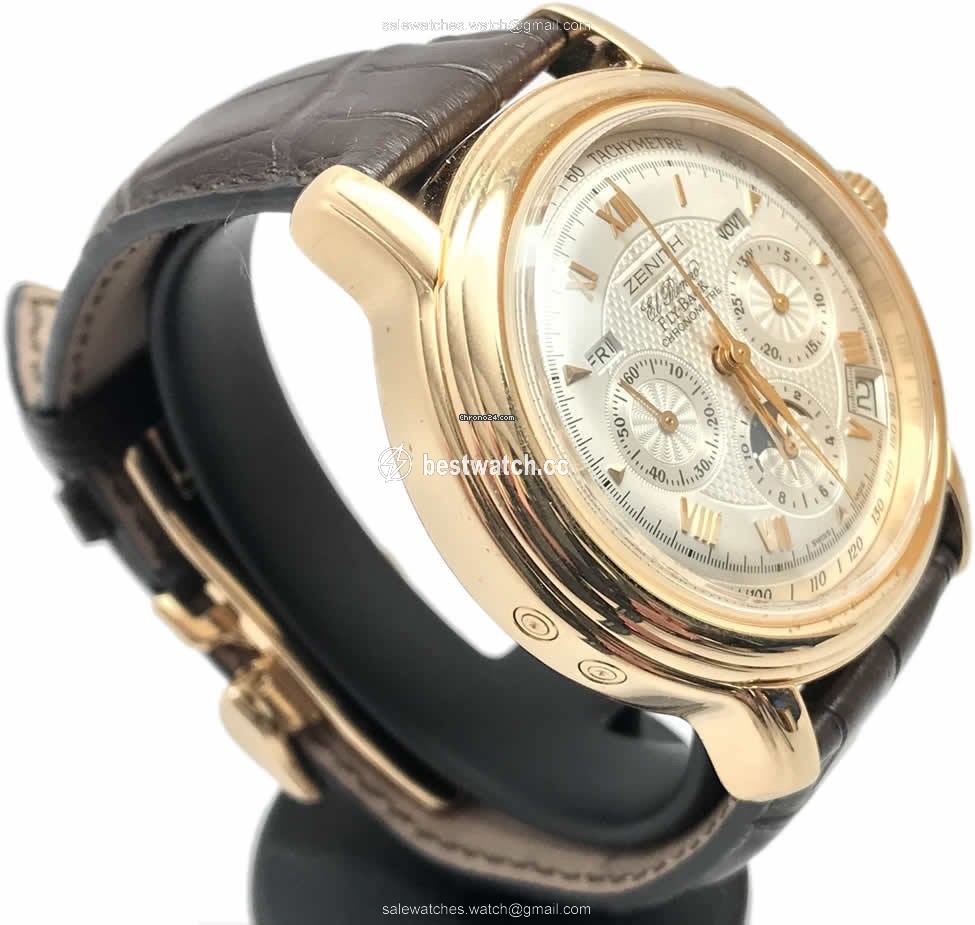 IMG_9086 Zenith Mens watch Unisex Automatic Yellow gold 1240 3