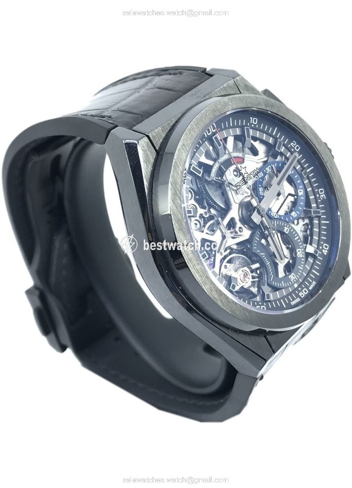 IMG_9086 Zenith Defy El Primero Mens watch Unisex Automatic Ceramic 21 49.9000.9004 78.R582 3