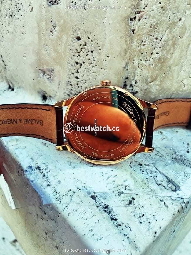 IMG_9086 Baume & Mercier William Baume Mens watch Unisex Manual winding Rose gold 8794 3