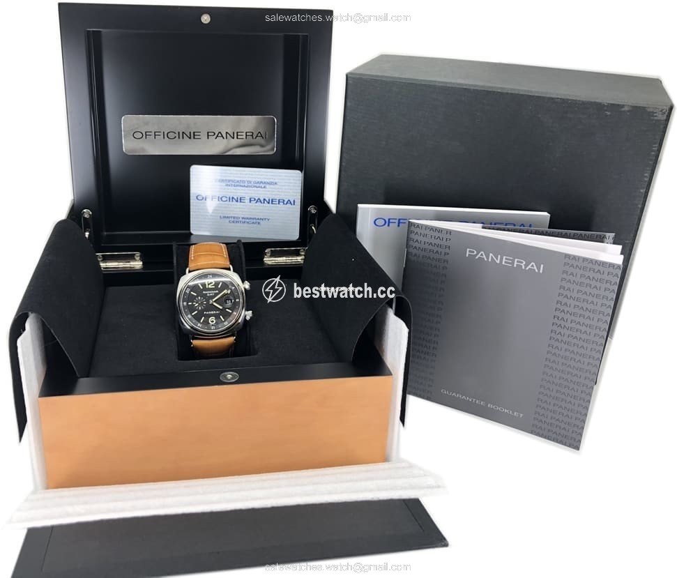 IMG_9086 Panerai Radiomir GMT Mens watch Unisex Automatic Steel GMT PAM00184 3