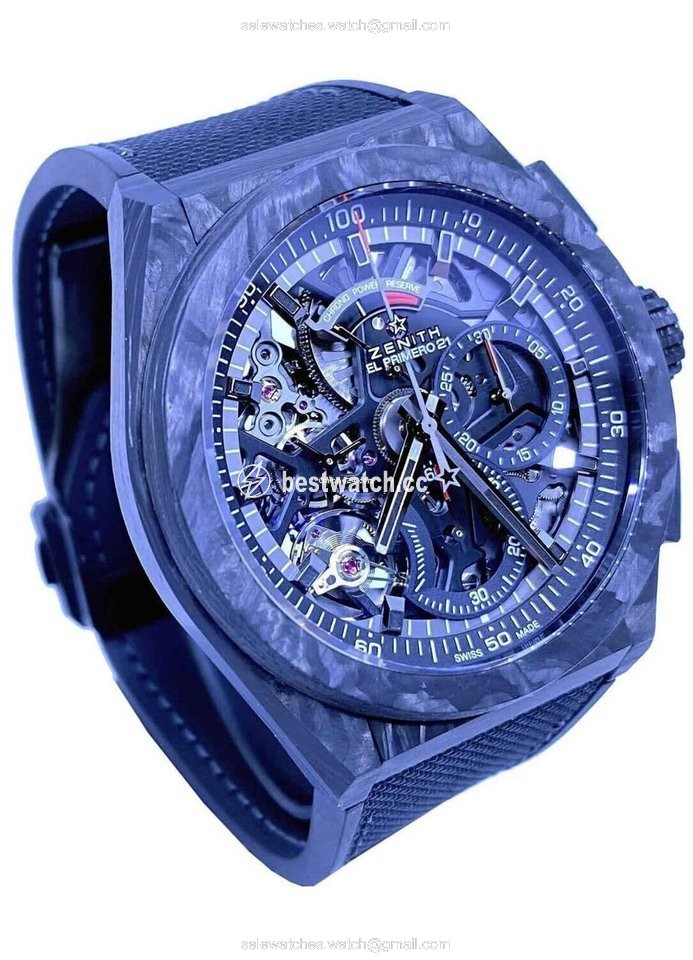 Zenith Defy El Primero Mens watch Unisex Automatic Ceramic 21 49.9000.9004 78.M9000 3