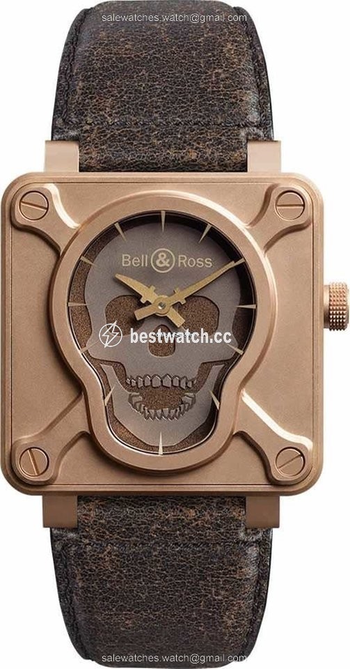 IMG_9086 Bell & Ross BR 01-92 Mens watch Unisex Automatic Bronze BR0192-SKULL-BR 3