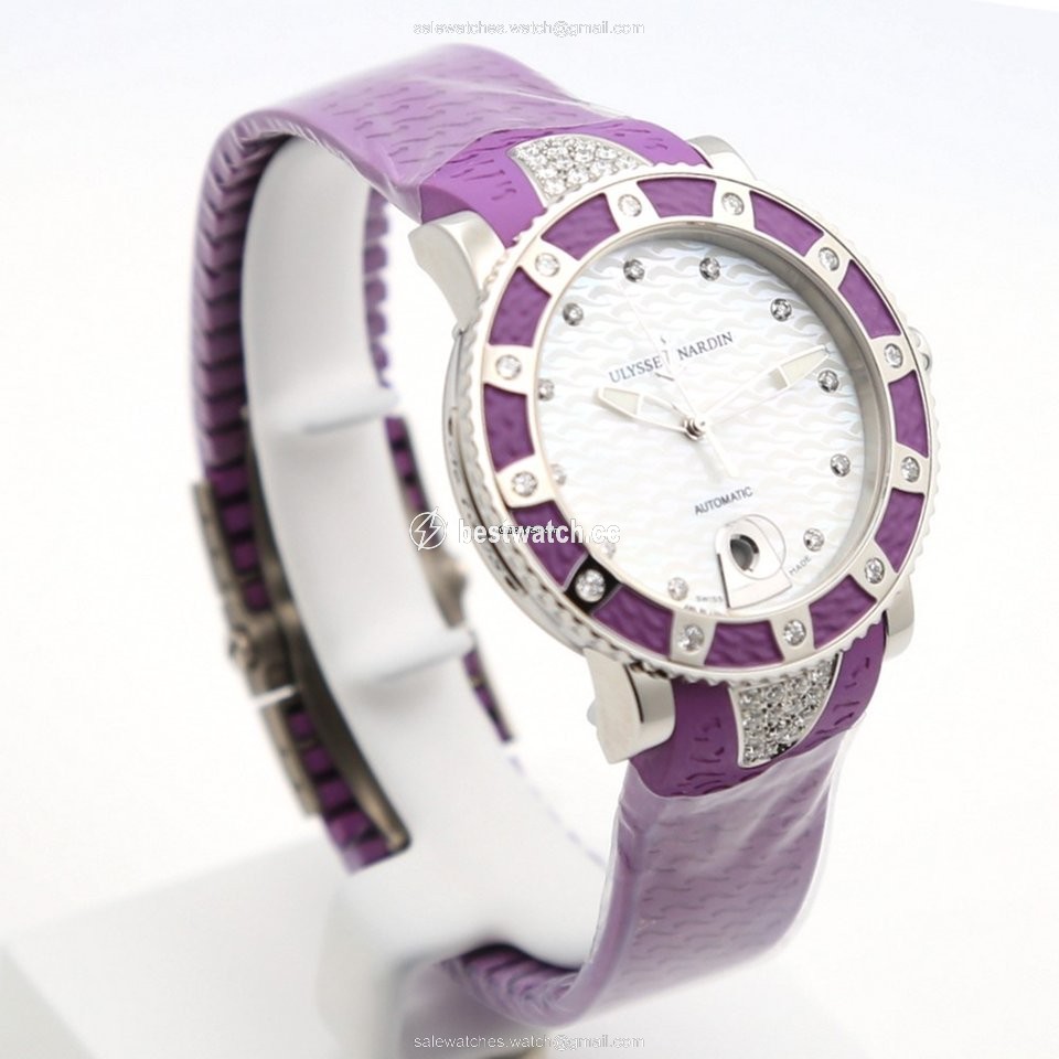 IMG_9086 Ulysse Nardin Lady Diver Womens watch Automatic Steel 8103-101E-3C 10.17 3