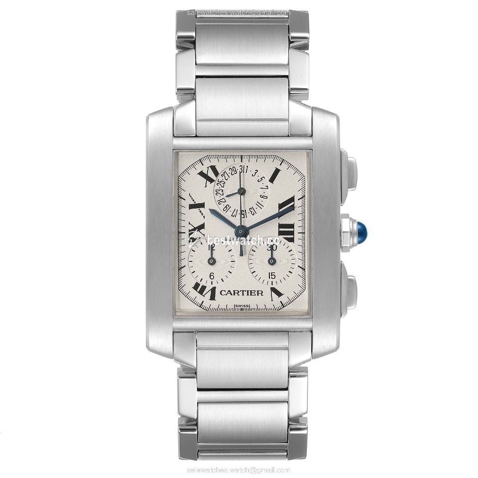 IMG_9086 Cartier Tank Francaise Mens watch Unisex Quartz W51001Q3 3