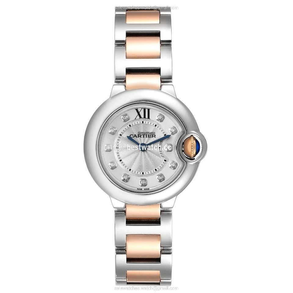IMG_9086 Cartier Ballon Bleu 28mm Womens watch Quartz Steel WE902030 3