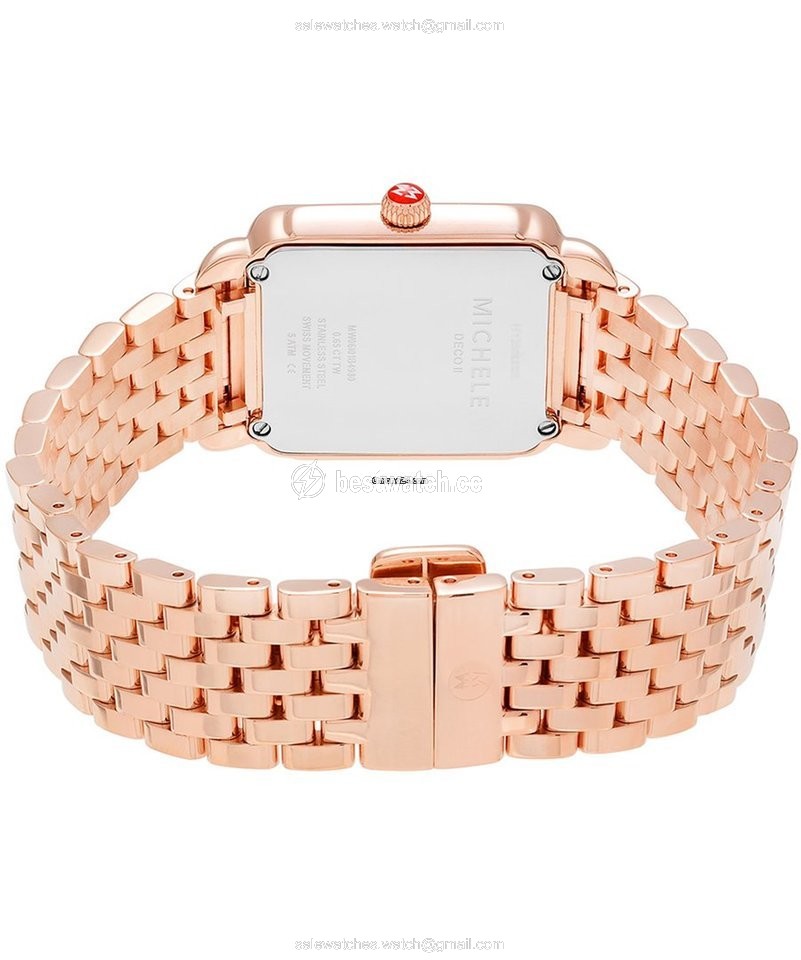 Michele Deco Womens watch Quartz Rose gold MWW06I000021 3