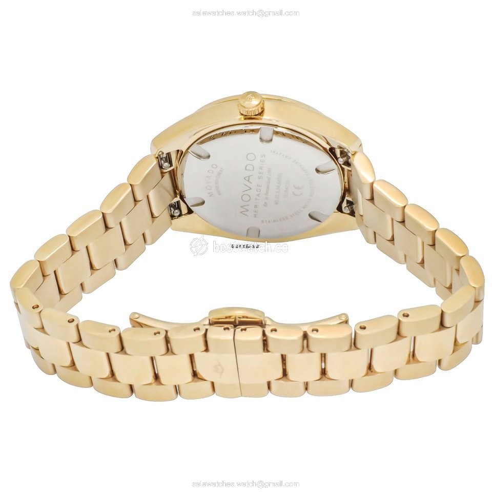 Movado Datron Womens watch Quartz Gold Steel 3650070 3