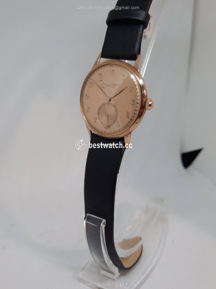 IMG_9086 IWC Mens watch Unisex Manual winding Rose gold c62 3