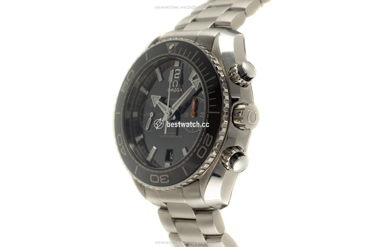 IMG_9086 Omega Seamaster Planet Ocean Chronograph Mens watch Unisex Automatic Steel 215.30.46.51.01.001 3