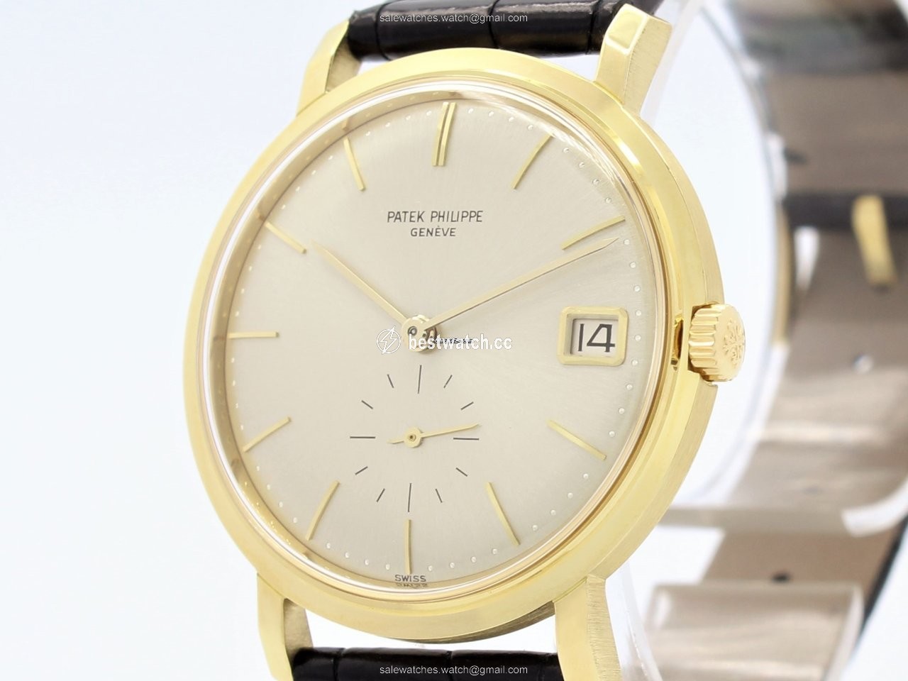 IMG_9086 Patek Philippe Calatrava Mens watch Unisex Automatic Yellow gold 3445J 3