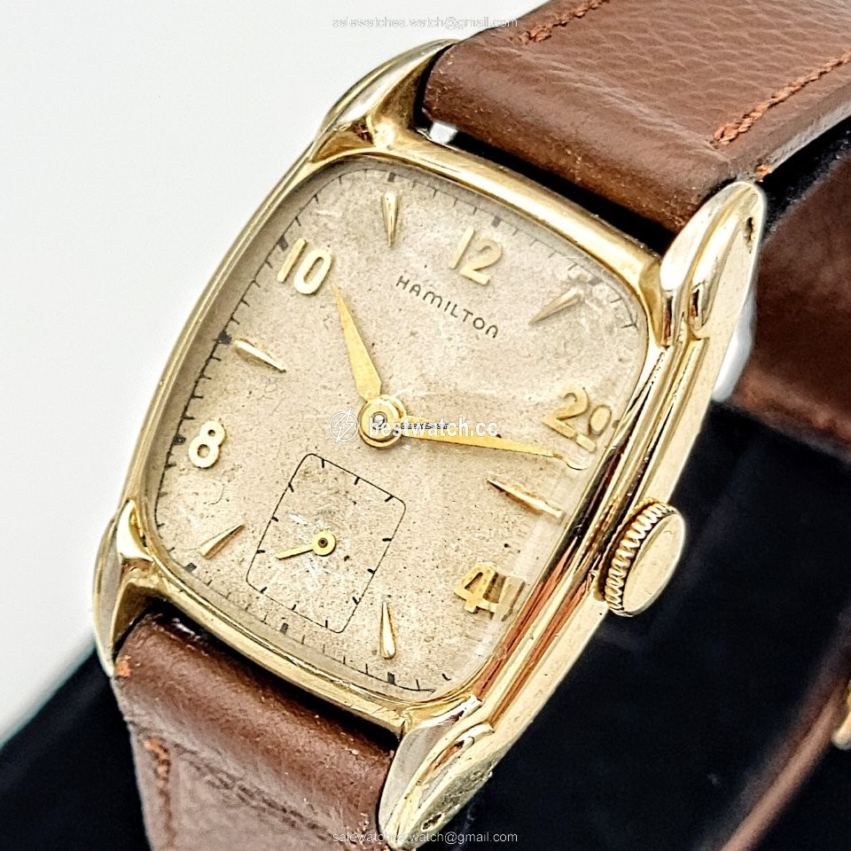IMG_9086 Hamilton Mens watch Unisex Manual winding Gold Steel Hamilton Grade 747 3