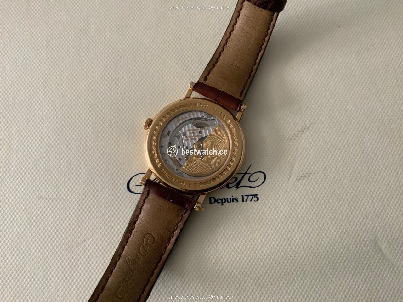 IMG_9086 Breguet Classique Mens watch Unisex Automatic Yellow gold 5157BA 11 9V6 3