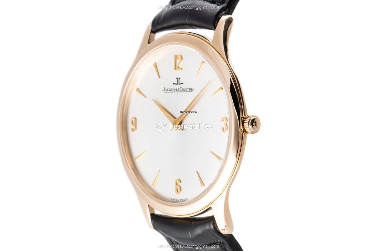 IMG_9086 Jaeger-LeCoultre Master Ultra Thin Mens watch Unisex Manual winding Red gold 145.2.79 3