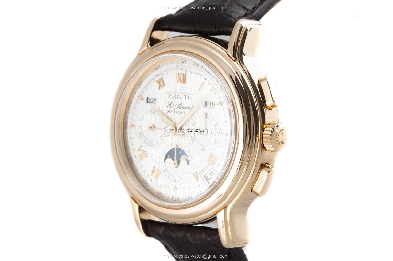 IMG_9086 Zenith El Primero Mens watch Unisex Automatic Red gold 17.0240.410 3