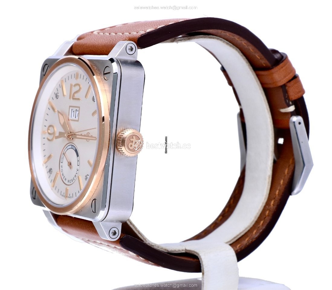 Bell & Ross BR 03-90 Grande Date et Reserve de Marche Mens watch Unisex Automatic Gold Steel BR0390-BICOLOR 3