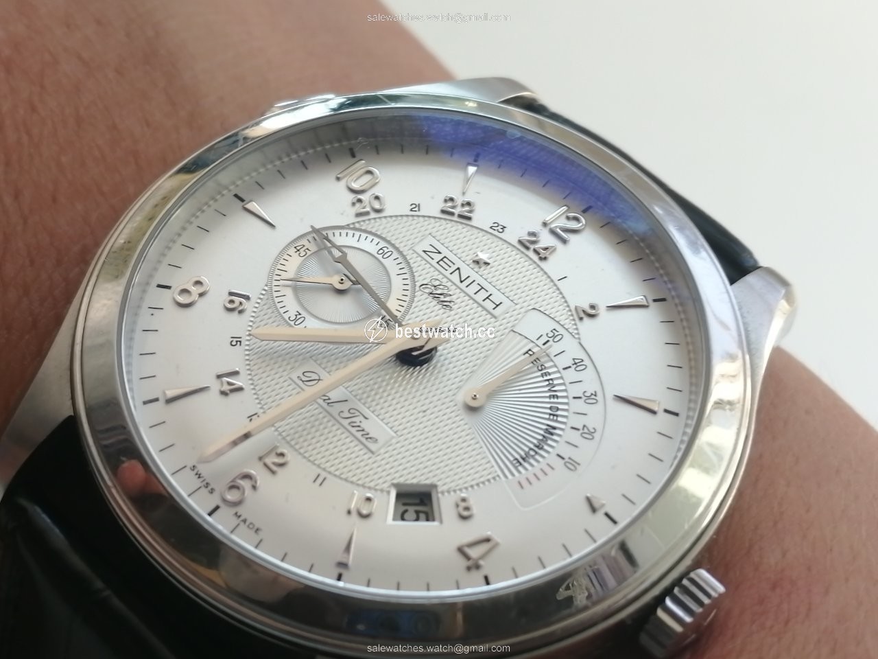 Zenith Elite Dual Time Mens watch Unisex Automatic Steel 03.0520.683 3