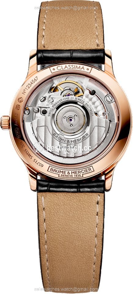 IMG_9086 Baume & Mercier Classima Automatic Rose gold MOA10077 3