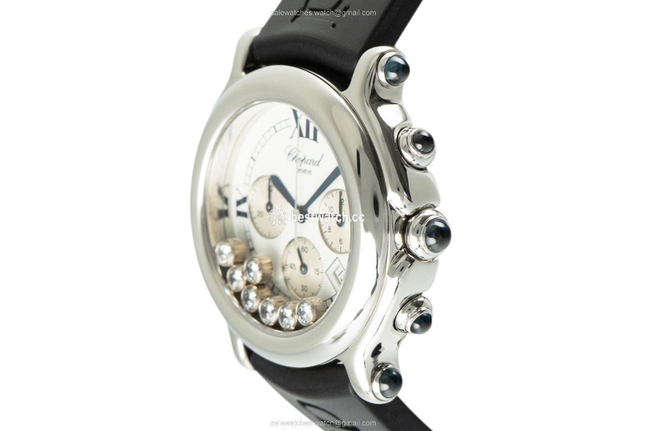IMG_9086 Chopard Happy Sport Womens watch Quartz Steel 28 8269-23 3