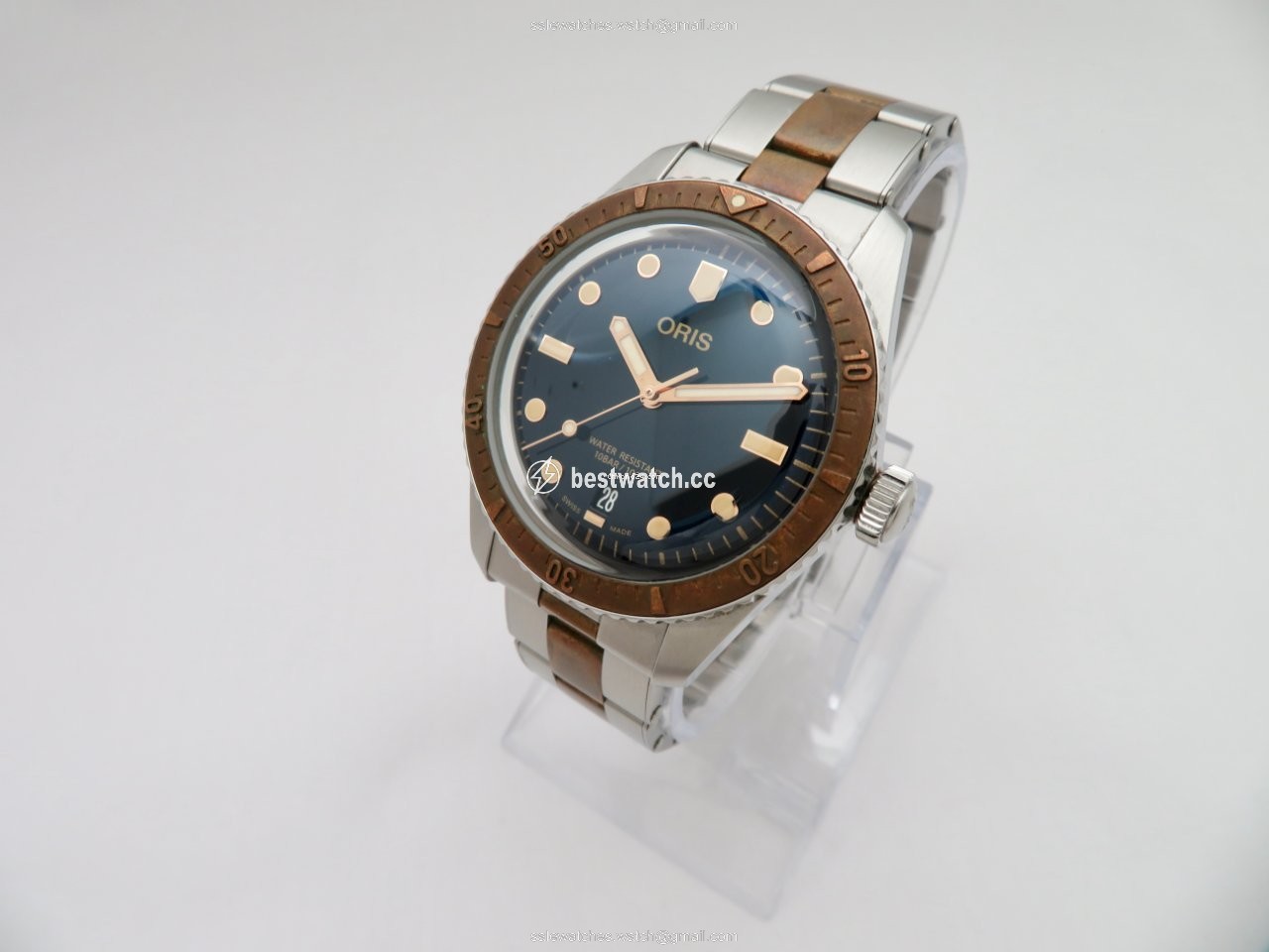 IMG_9086 Oris Divers Sixty Five Mens watch Unisex Automatic Steel 01 733 7707 4355-07 8 20 17 3