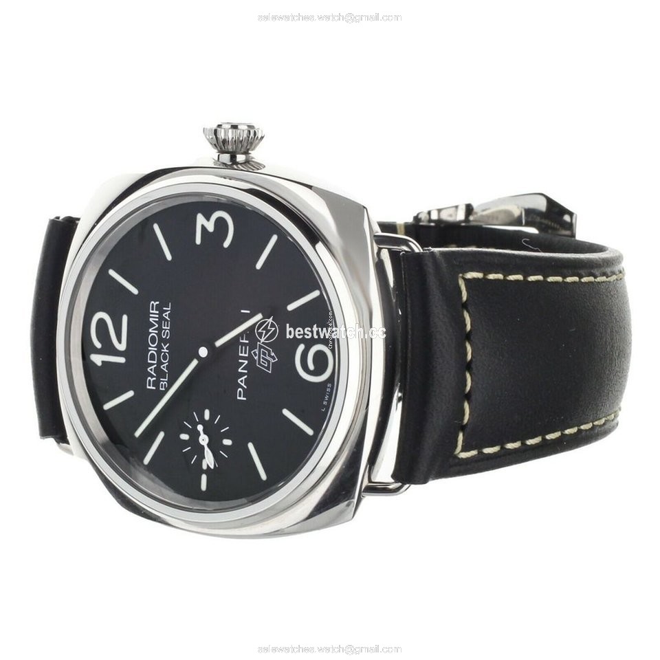 IMG_9086 Panerai Radiomir Black Seal Mens watch Unisex Manual winding Steel PAM754 3