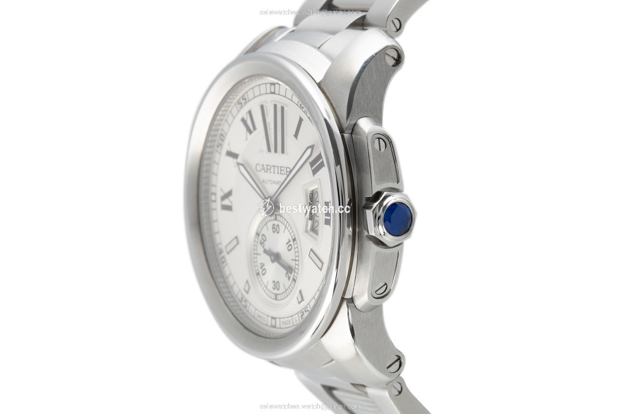 IMG_9086 Cartier Calibre de Cartier Mens watch Unisex Automatic Steel 3389 3