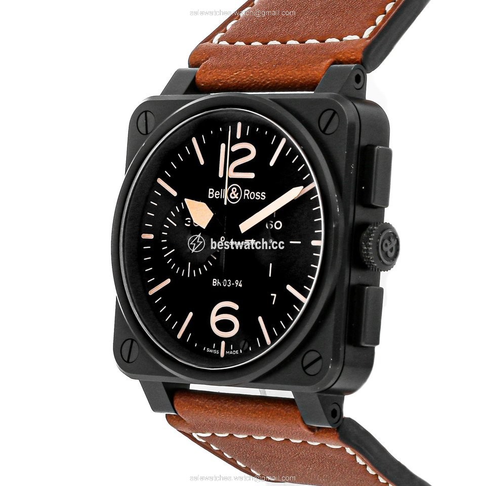Bell & Ross BR 03-94 Chronographe Mens watch Unisex Automatic BR03-94-HERITAGE 3
